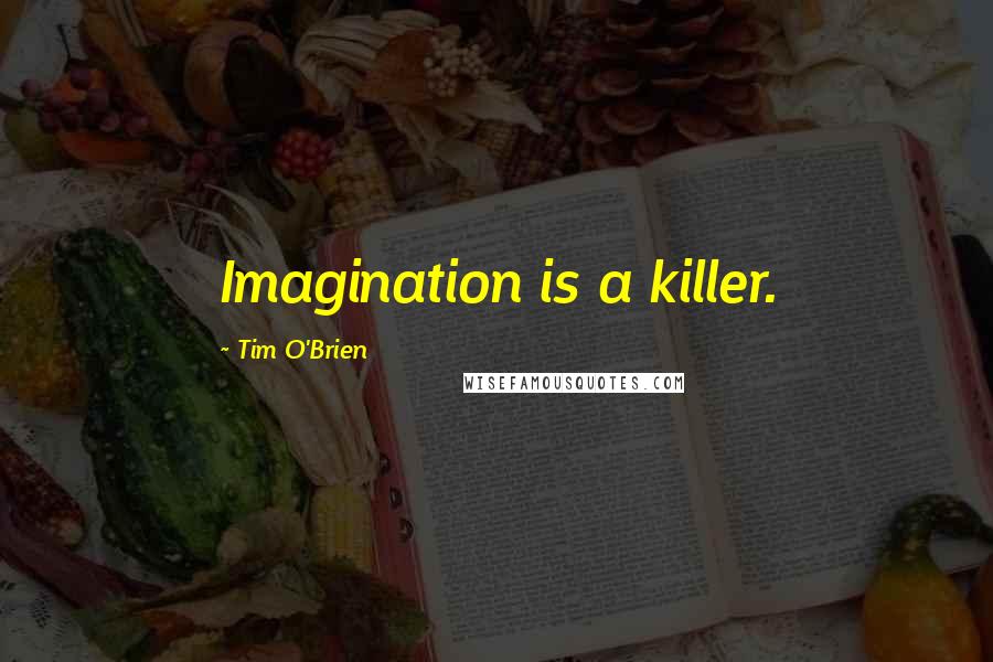 Tim O'Brien Quotes: Imagination is a killer.