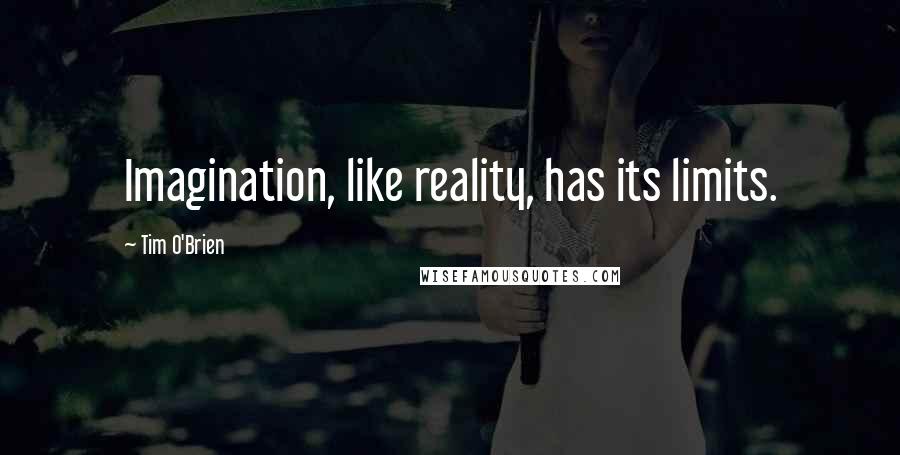 Tim O'Brien Quotes: Imagination, like reality, has its limits.