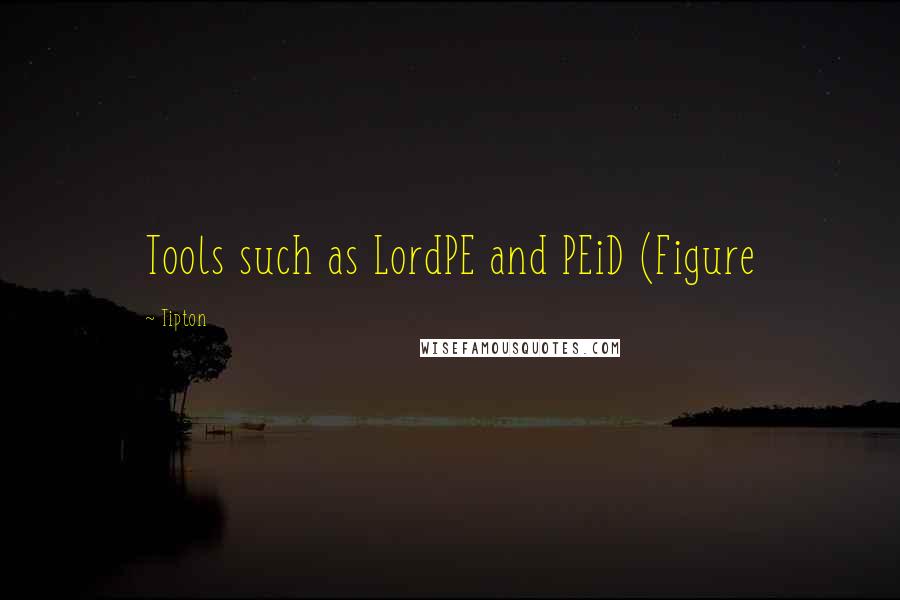 Tipton Quotes: Tools such as LordPE and PEiD (Figure