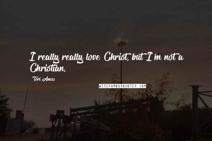 Tori Amos Quotes: I really really love Christ, but I'm not a Christian.