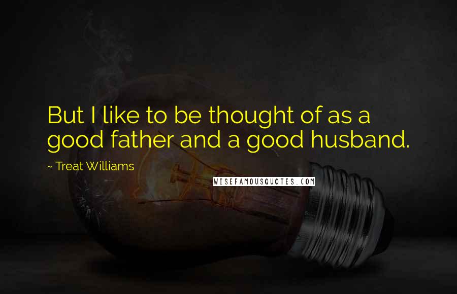 Treat Williams Quotes: But I like to be thought of as a good father and a good husband.