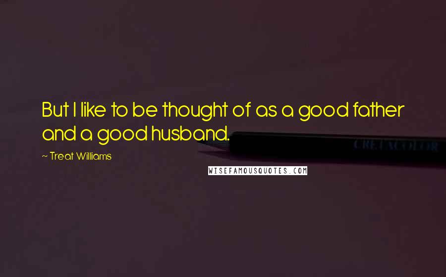 Treat Williams Quotes: But I like to be thought of as a good father and a good husband.