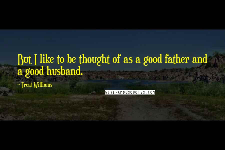 Treat Williams Quotes: But I like to be thought of as a good father and a good husband.