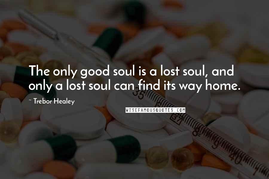 Trebor Healey Quotes: The only good soul is a lost soul, and only a lost soul can find its way home.