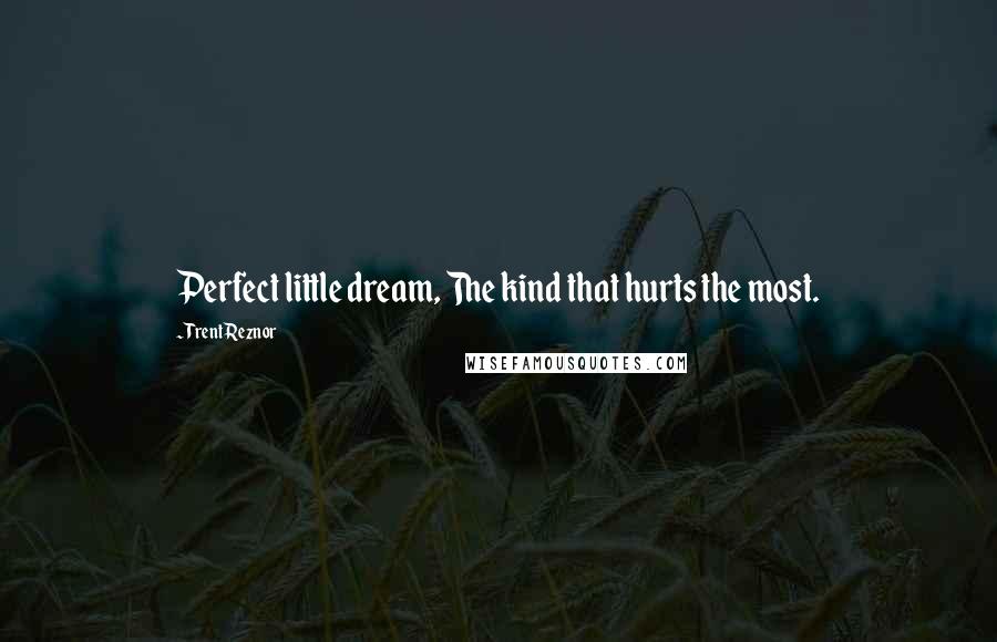 Trent Reznor Quotes: Perfect little dream, The kind that hurts the most.