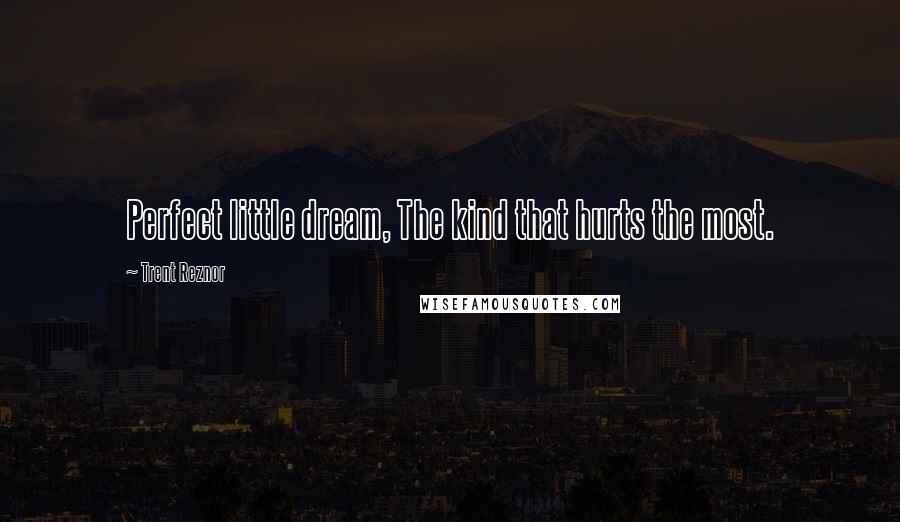 Trent Reznor Quotes: Perfect little dream, The kind that hurts the most.