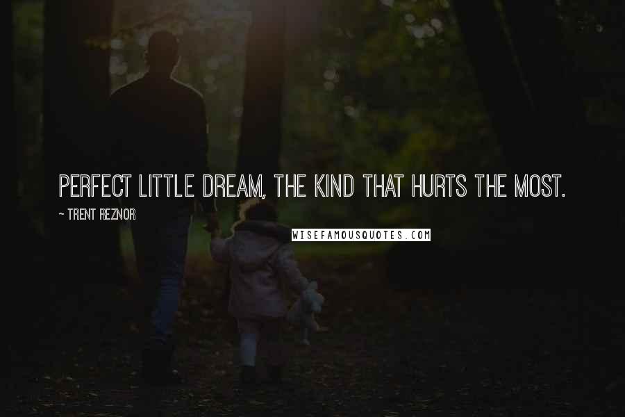 Trent Reznor Quotes: Perfect little dream, The kind that hurts the most.