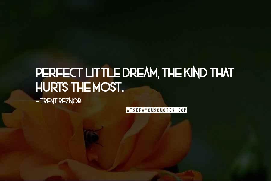 Trent Reznor Quotes: Perfect little dream, The kind that hurts the most.