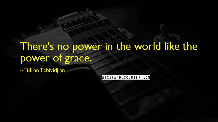 Tullian Tchividjian Quotes: There's no power in the world like the power of grace.