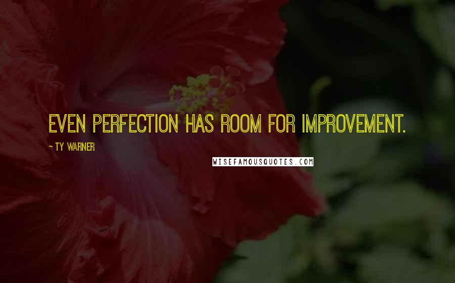 Ty Warner Quotes: Even perfection has room for improvement.