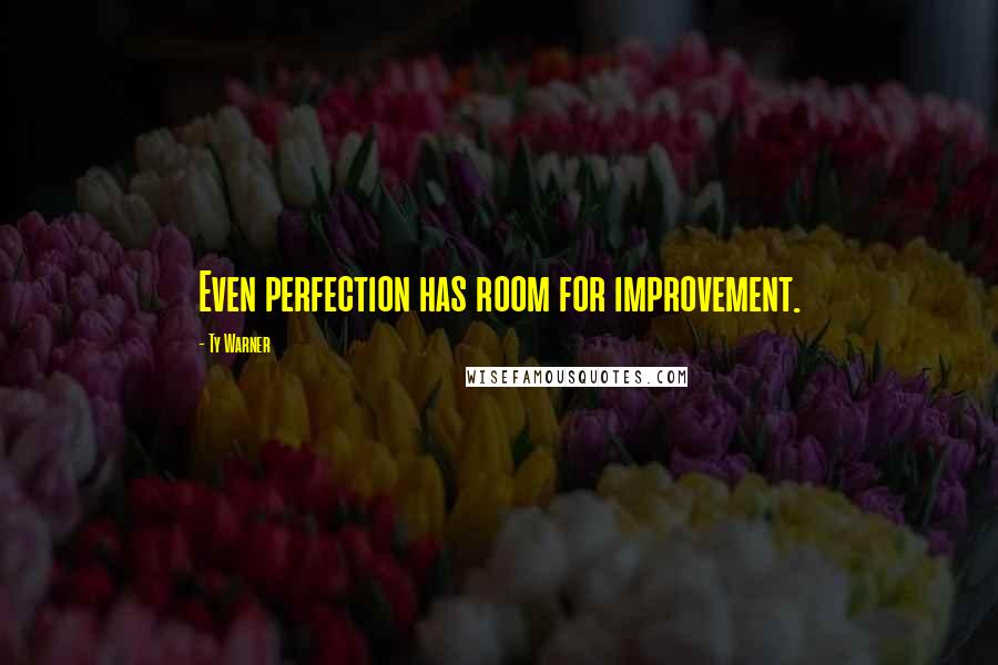 Ty Warner Quotes: Even perfection has room for improvement.