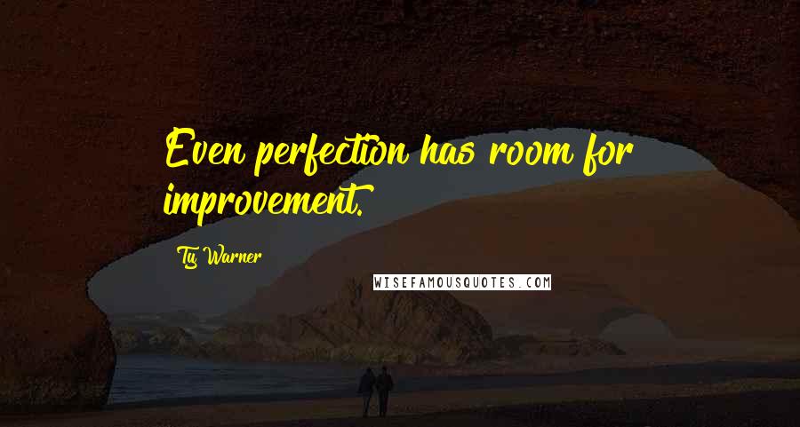 Ty Warner Quotes: Even perfection has room for improvement.