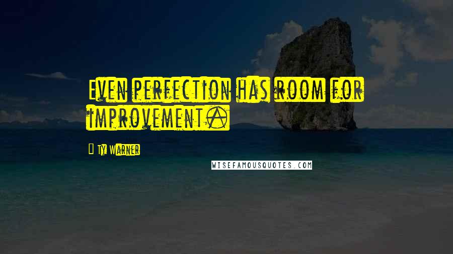 Ty Warner Quotes: Even perfection has room for improvement.