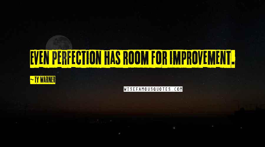 Ty Warner Quotes: Even perfection has room for improvement.