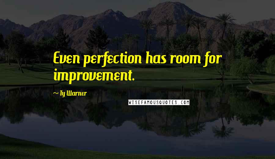 Ty Warner Quotes: Even perfection has room for improvement.