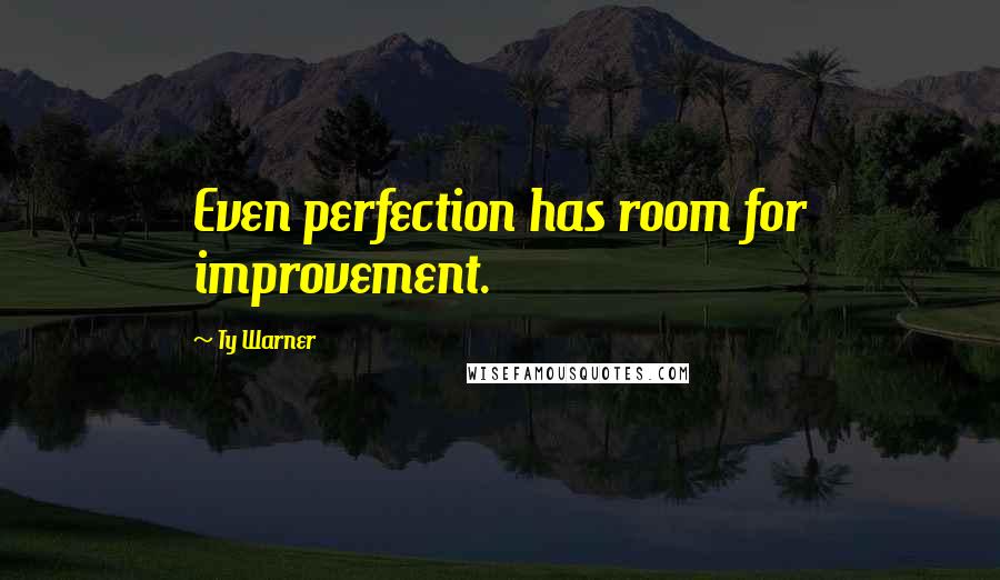 Ty Warner Quotes: Even perfection has room for improvement.