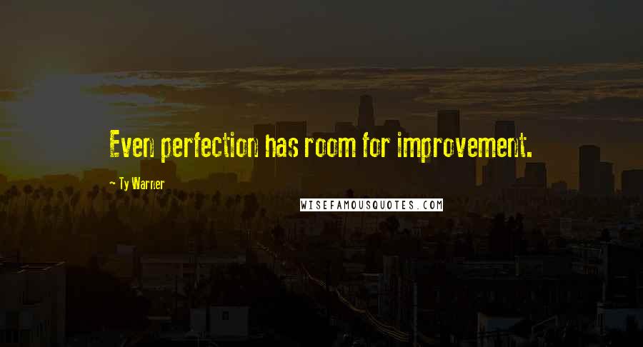 Ty Warner Quotes: Even perfection has room for improvement.