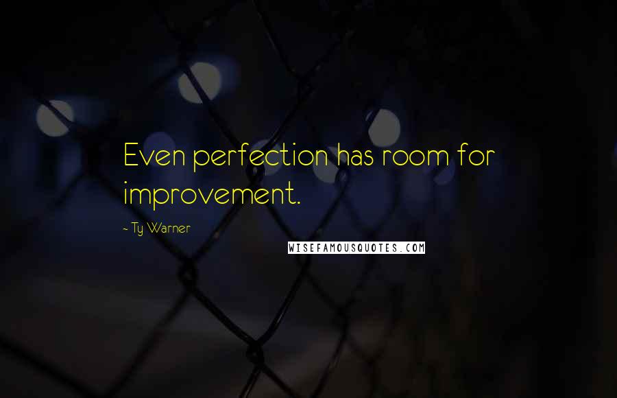 Ty Warner Quotes: Even perfection has room for improvement.