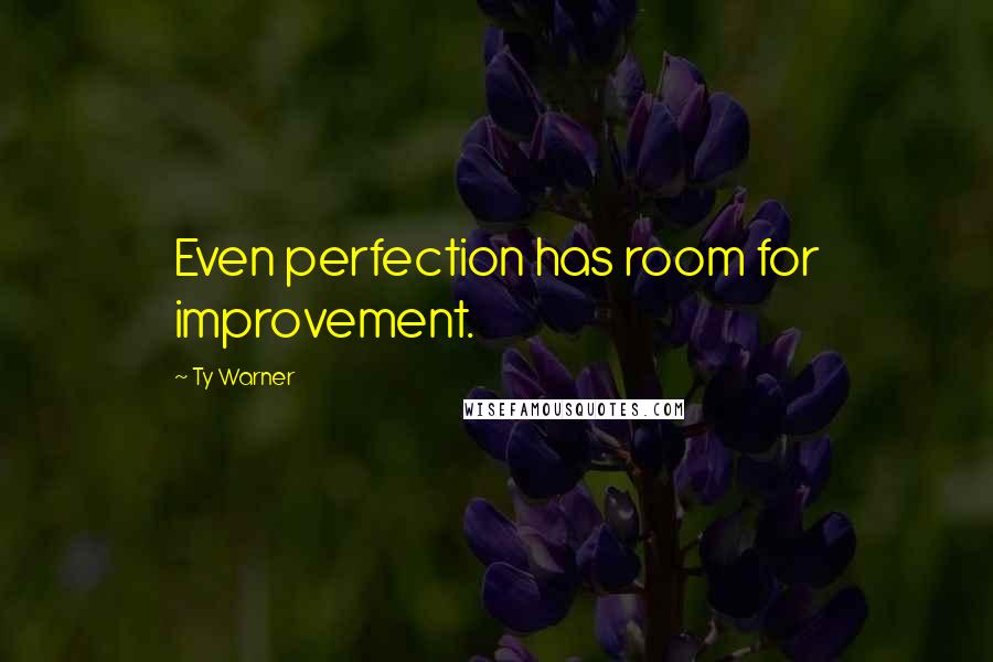 Ty Warner Quotes: Even perfection has room for improvement.