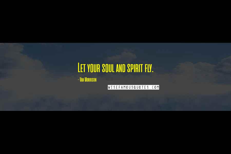 Van Morrison Quotes: Let your soul and spirit fly.