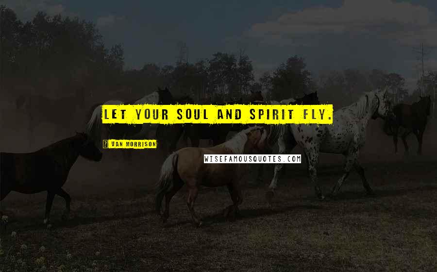 Van Morrison Quotes: Let your soul and spirit fly.