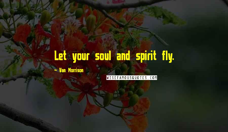 Van Morrison Quotes: Let your soul and spirit fly.
