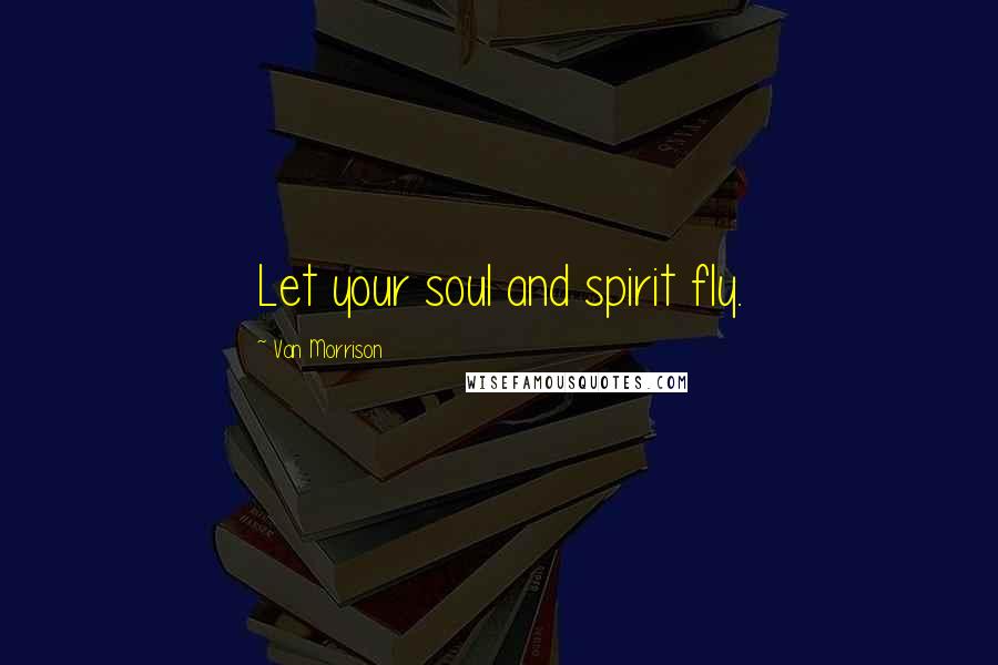 Van Morrison Quotes: Let your soul and spirit fly.