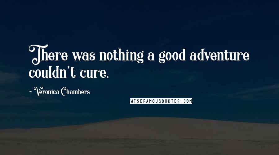 Veronica Chambers Quotes: There was nothing a good adventure couldn't cure.