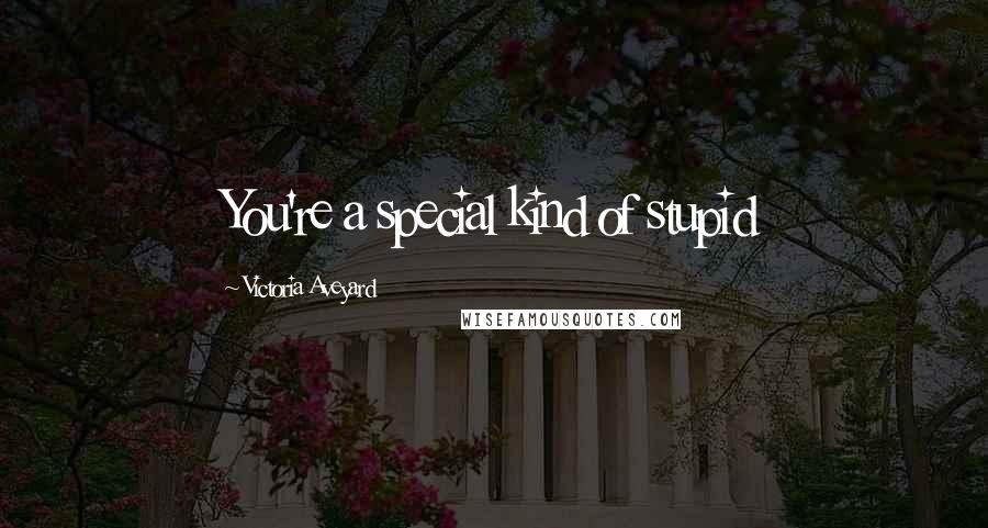 Victoria Aveyard Quotes: You're a special kind of stupid