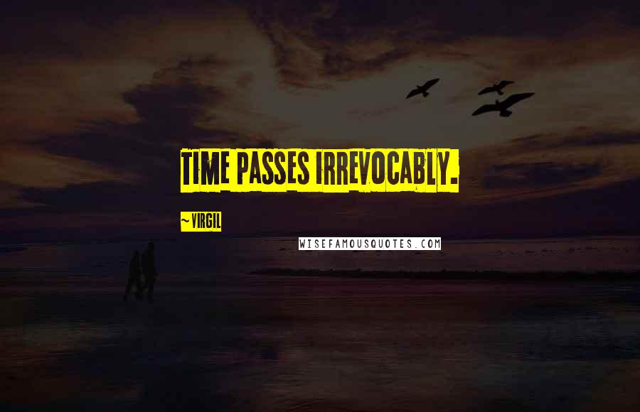 Virgil Quotes: Time passes irrevocably.