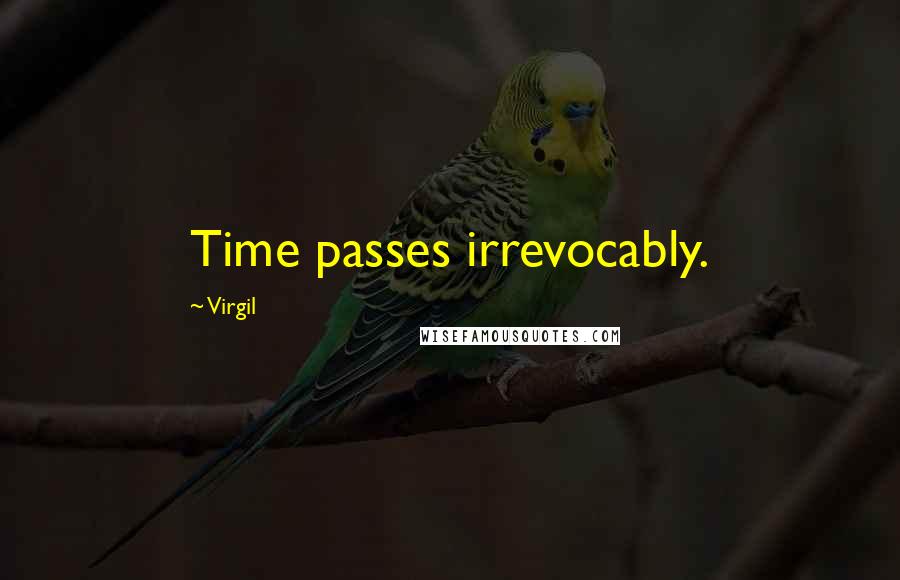 Virgil Quotes: Time passes irrevocably.