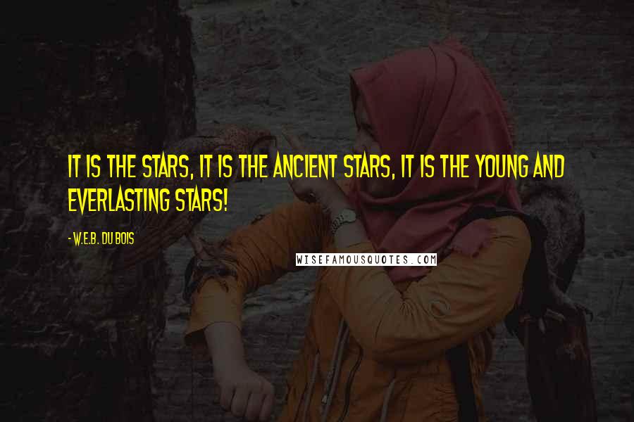 W.E.B. Du Bois Quotes: It is the stars, it is the ancient stars, it is the young and everlasting stars!