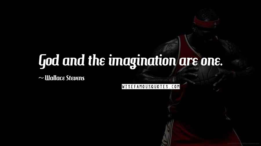 Wallace Stevens Quotes: God and the imagination are one.