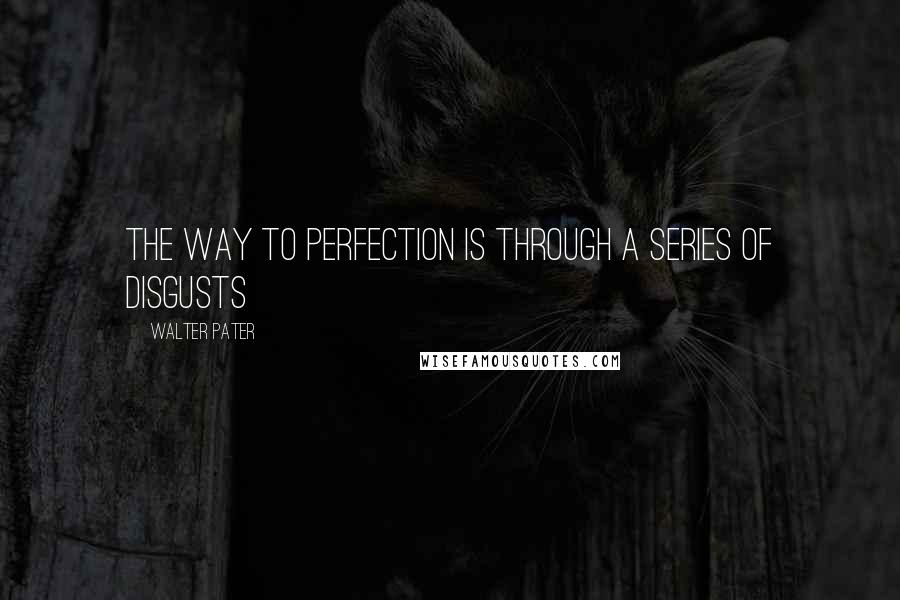 Walter Pater Quotes: The way to perfection is through a series of disgusts