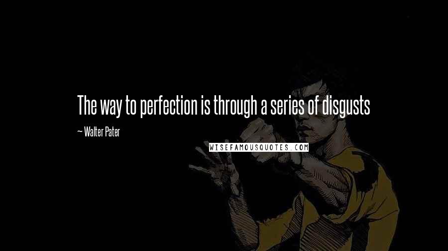 Walter Pater Quotes: The way to perfection is through a series of disgusts