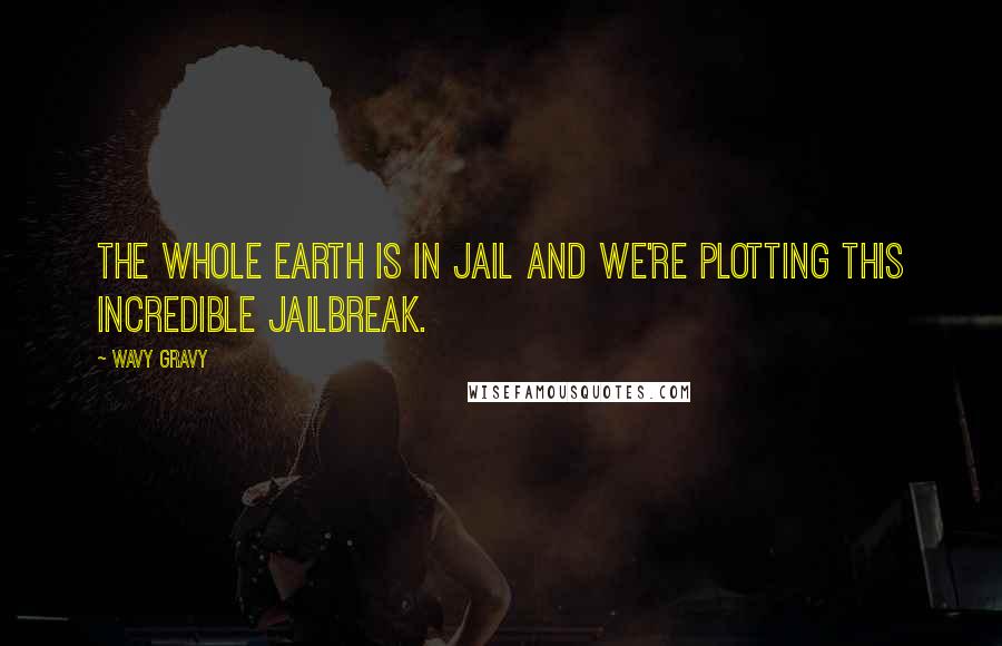 Wavy Gravy Quotes: The whole earth is in jail and we're plotting this incredible jailbreak.