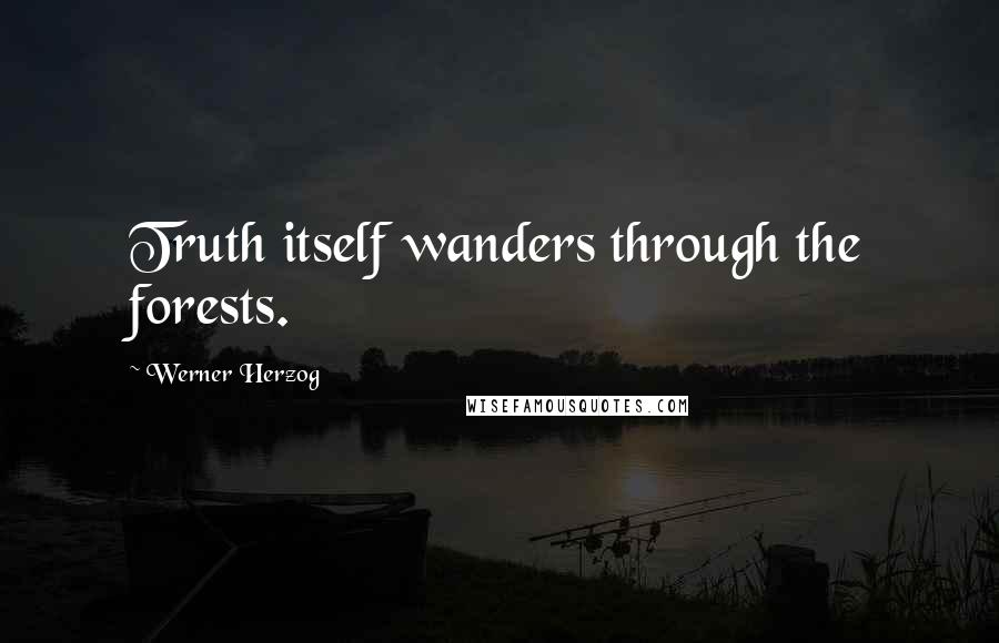 Werner Herzog Quotes: Truth itself wanders through the forests.