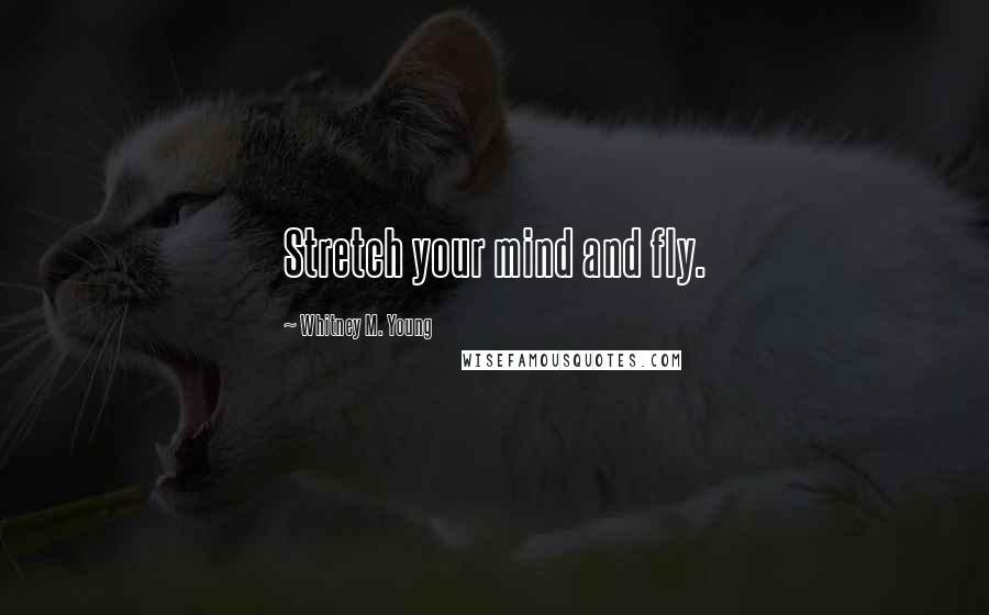 Whitney M. Young Quotes: Stretch your mind and fly.