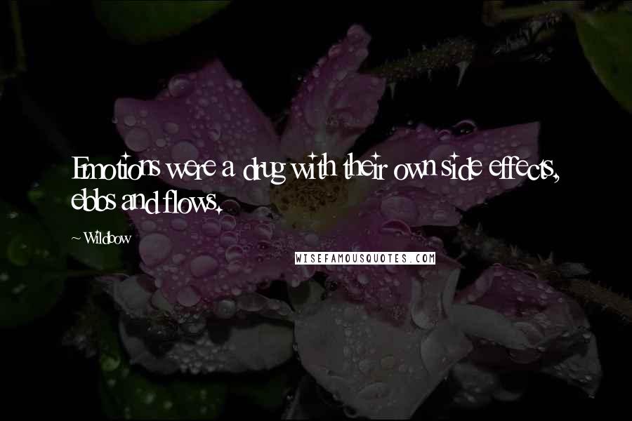 Wildbow Quotes: Emotions were a drug with their own side effects, ebbs and flows.
