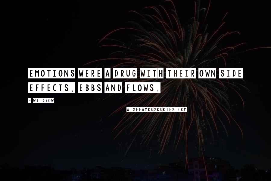 Wildbow Quotes: Emotions were a drug with their own side effects, ebbs and flows.