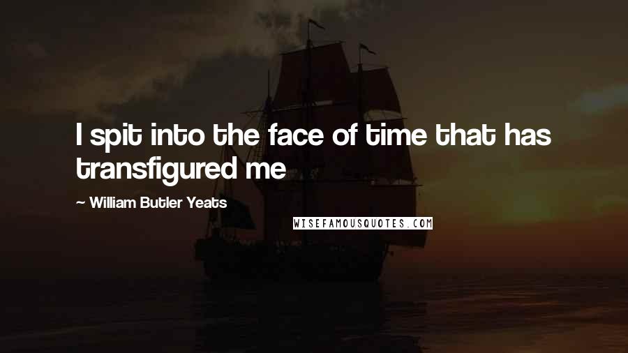 William Butler Yeats Quotes: I spit into the face of time that has transfigured me
