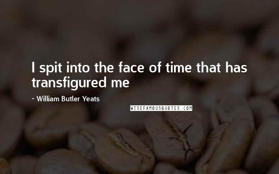 William Butler Yeats Quotes: I spit into the face of time that has transfigured me