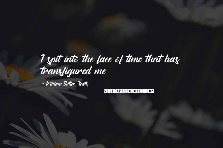 William Butler Yeats Quotes: I spit into the face of time that has transfigured me