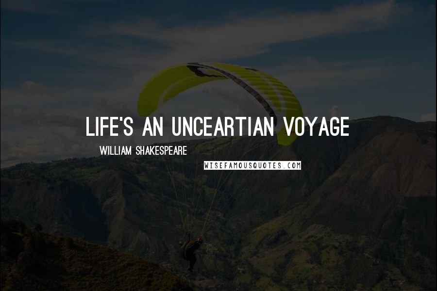 William Shakespeare Quotes: Life's an Unceartian Voyage