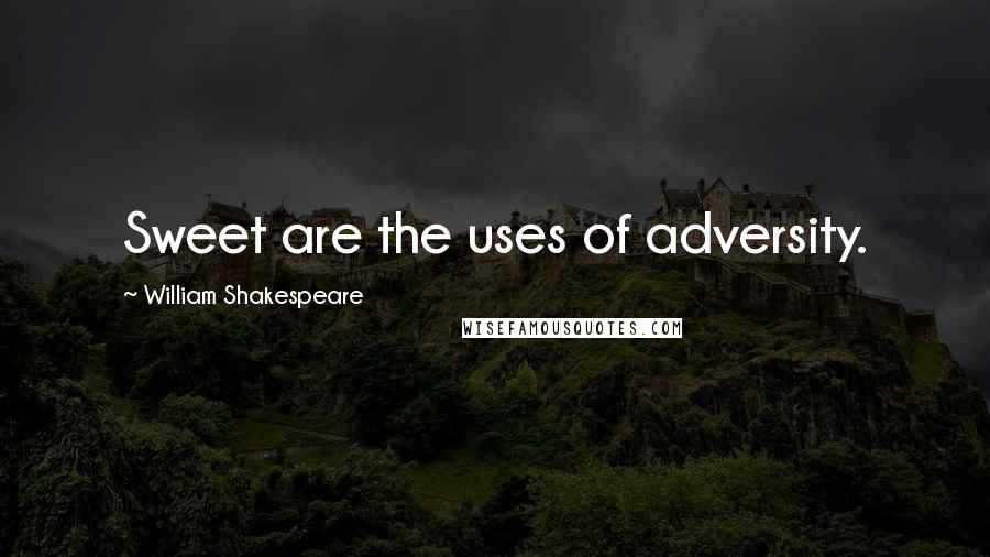 William Shakespeare Quotes: Sweet are the uses of adversity.