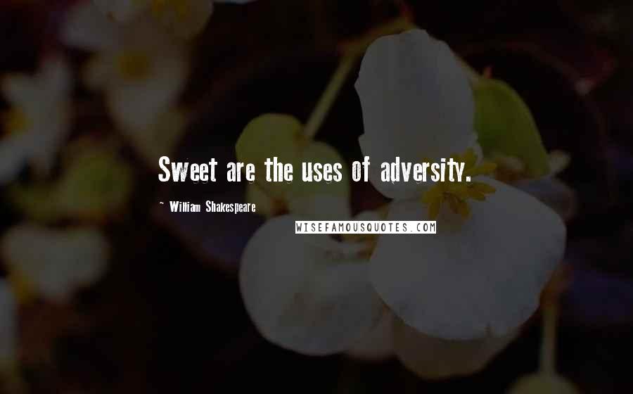 William Shakespeare Quotes: Sweet are the uses of adversity.