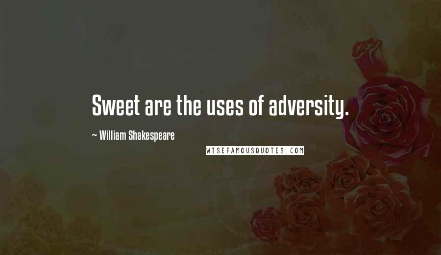 William Shakespeare Quotes: Sweet are the uses of adversity.