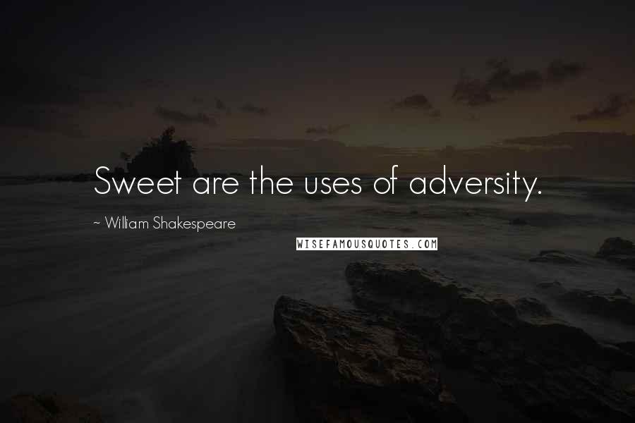 William Shakespeare Quotes: Sweet are the uses of adversity.