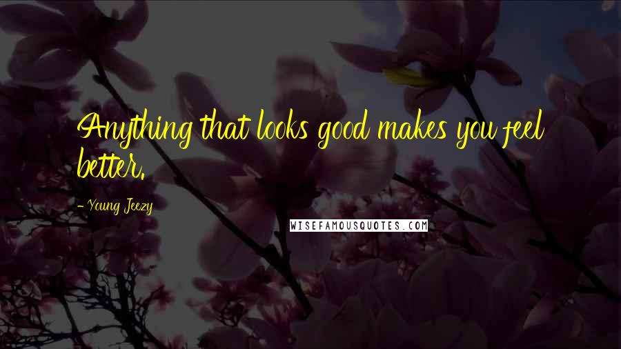 Young Jeezy Quotes: Anything that looks good makes you feel better.
