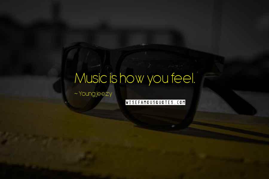 Young Jeezy Quotes: Music is how you feel.